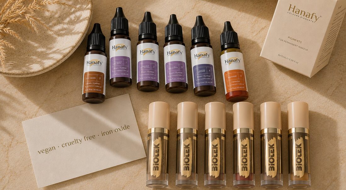 Hanafy and Biotek vegan cruelty-free PMU pigments — Kiss Kreations Tempe AZ
